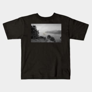 A Splash of Brightness in the Fog Kids T-Shirt